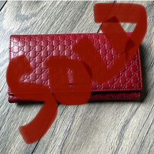 Gucci Microguccissima Leather Continental Wallet